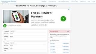 
                            3. SmartRG SR510n Default Router Login and Password - Clean CSS