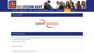 
                            2. Smartschool - GO! Lyceum Gent