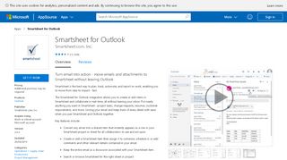 
                            9. Smartsheet for Outlook By Smartsheet.com, Inc ... - Microsoft AppSource