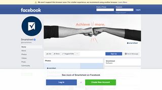 
                            3. Smartsheet - Home | Facebook