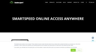 
                            2. SMARTSPEED Online Access Anywhere – Fusion Sport