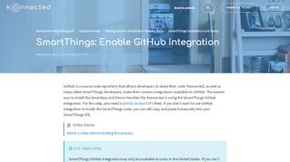 
                            6. SmartThings: Enable GitHub Integration : Konnected Help & Support