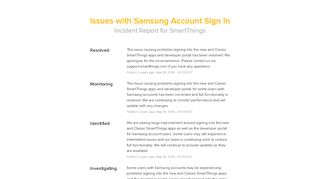 
                            11. SmartThings Status - Issues with Samsung Account Sign In