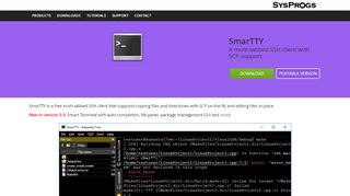 
                            4. SmarTTY - a multi-tabbed SSH client with SCP support