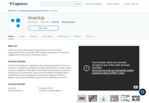 
                            13. SmartUp Reviews and Pricing - 2019 - Capterra