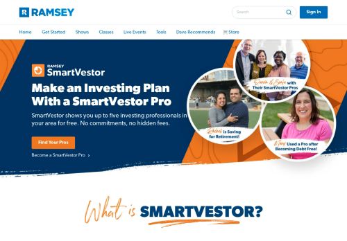 
                            9. SmartVestor investing professionals | DaveRamsey.com