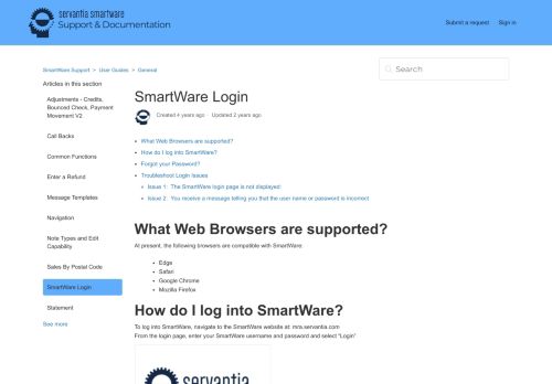 
                            5. SmartWare Login – SmartWare Support