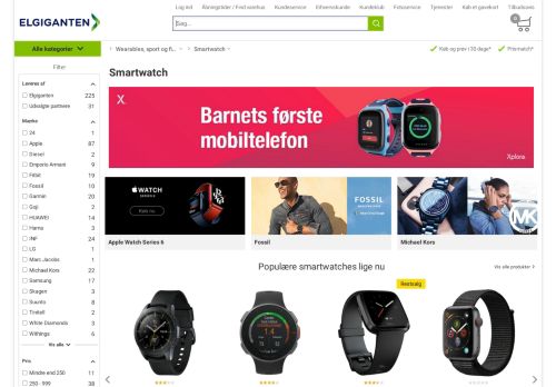 
                            9. Smartwatch - Wearables, sport og fitness - Elgiganten