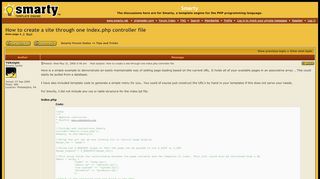 
                            7. Smarty :: View topic - How to create a site through one index.php ...