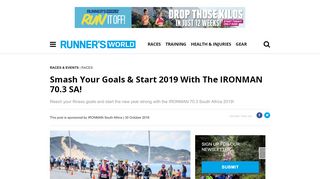 
                            8. Smash Your Goals & Start 2019 With The IRONMAN 70.3 SA ...