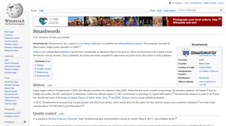 
                            5. Smashwords - Wikipedia