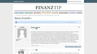 
                            9. Smava Vorsicht - Erfahrungen mit Anbietern - Finanztip Community