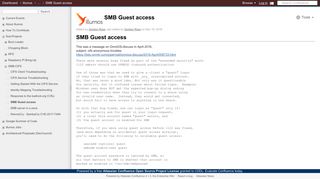 
                            8. SMB Guest access - illumos - illumos wiki - Dashboard - illumos Home