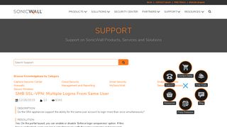 
                            6. SMB SSL-VPN: Multiple logins from same user | SonicWall