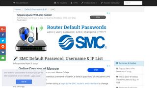 
                            7. SMC Default Password, Login & IP List (updated November 2018 ...