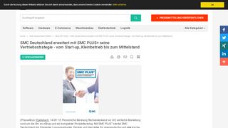 
                            7. SMC Deutschland erweitert mit SMC PLUS+ seine ... - PresseBox