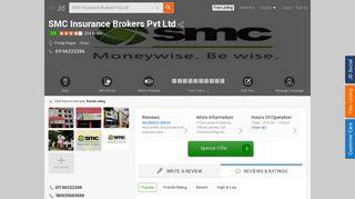 
                            9. SMC Insurance Brokers Pvt Ltd, Pratap Nagar - Insurance Companies ...