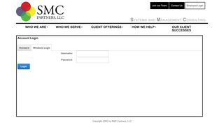 
                            3. SMC Partners, LLC Main Site > Home > Login