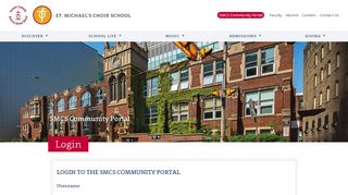 
                            8. SMCS Community Portal Login | St. Micheal's Choir School