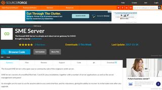 
                            12. SME Server download | SourceForge.net