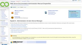 
                            13. SME Server:Documentation:Administration Manual:Chapter8/de ...