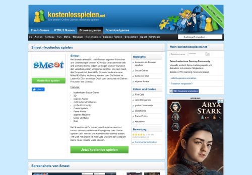 
                            7. Smeet kostenlos im Browser spielen auf kostenlosspielen.net