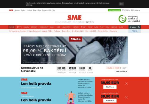 
                            6. SME.sk | Najčítanejšie správy na Slovensku