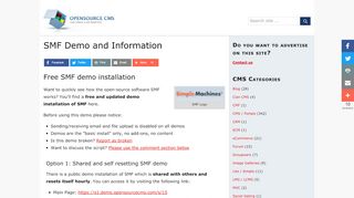 
                            8. SMF Demo Site » Try SMF without installing it - Open Source CMS