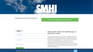 
                            11. SMHI custom login - Hotelzon