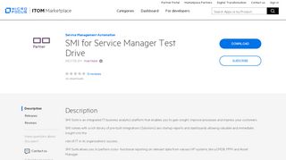 
                            9. SMI for Service Manager Test Drive | ITOM Marketplace