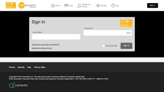 
                            12. Smile Generation Financial Credit Card - Sign In - Comenity