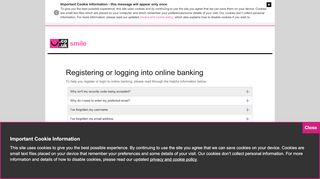 
                            5. Smile - Internet Banking Help