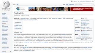 
                            13. Smiles S.A. - Wikipedia