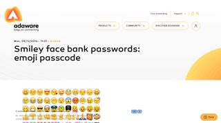 
                            10. Smiley face bank passwords: emoji passcode | adaware