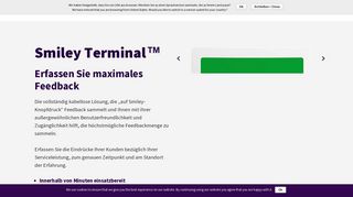 
                            3. Smiley Terminal™ - Maximale Feedback-Sammlung - HappyOrNot