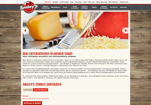 
                            3. Smileys - Die Pizza Profis - Online Pizza Bestellen