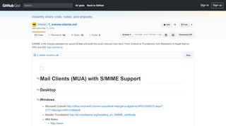 
                            7. S/MIME is the industry standard for secure E-Mail and build into every ...