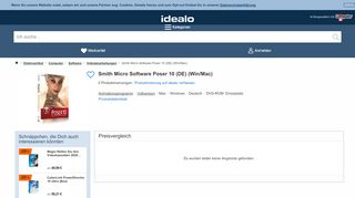 
                            12. Smith Micro Software Poser 10 (DE) (Win/Mac) ab 65,95 ... - Idealo