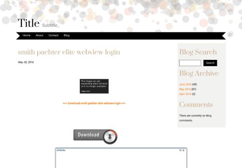 
                            6. smith pachter elite webview login - Jigsy.com