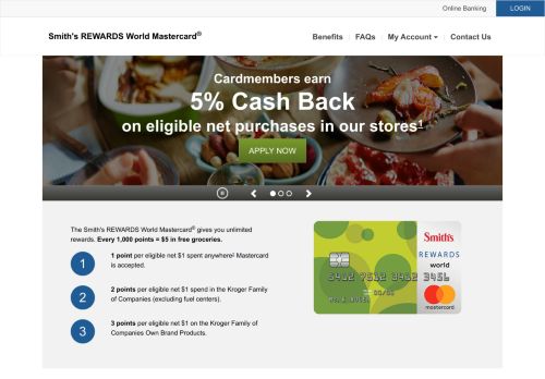 
                            7. Smith's REWARDS World Mastercard® | Home 1-2-3 REWARDS ...