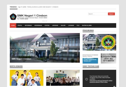 
                            8. SMK NEGERI 1 CIREBON | Amanah, Profesional dan Berprestasi