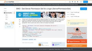 
                            6. SMO : Get Server Permission Set for a login (ServerPermissionSet ...