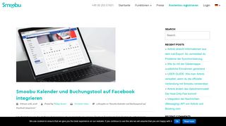 
                            10. Smoobu Belegungskalender und Buchungen in Facebook Fanpage