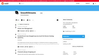
                            11. Smoothstreams - Reddit