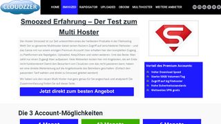 
                            12. Smoozed Hoster - Test & Erfahrungen des Premium Accounts?