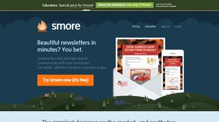 
                            8. Smore: Beautiful and easy to use newsletters