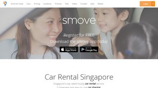 
                            8. Smove - Car Rental Singapore | Car Sharing for personal or Grab use