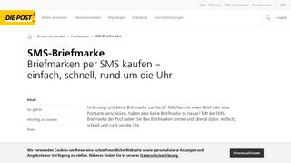 
                            7. SMS-Briefmarke - Die Post