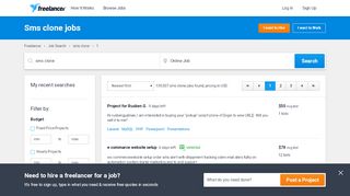 
                            11. Sms clone Jobs, Employment | Freelancer