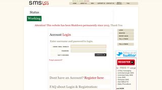 
                            4. SMS Dakia - Login (Send FREE SMS to any mobile number in ...